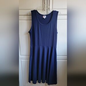 Lularoe NWT Nicki XL Solid Blue